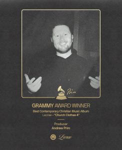Andrew Prim Grammy Announcement