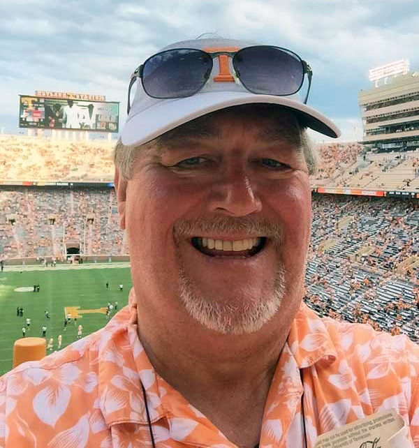 Charles Shaw in Neyland Stadium.